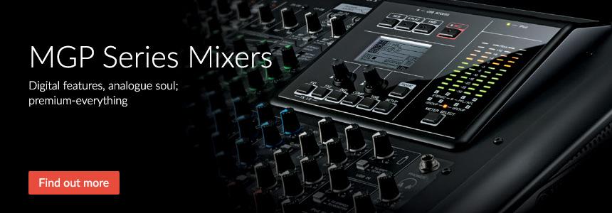 MGP Series Mixers - Digital features, analogue soul; premium-everything